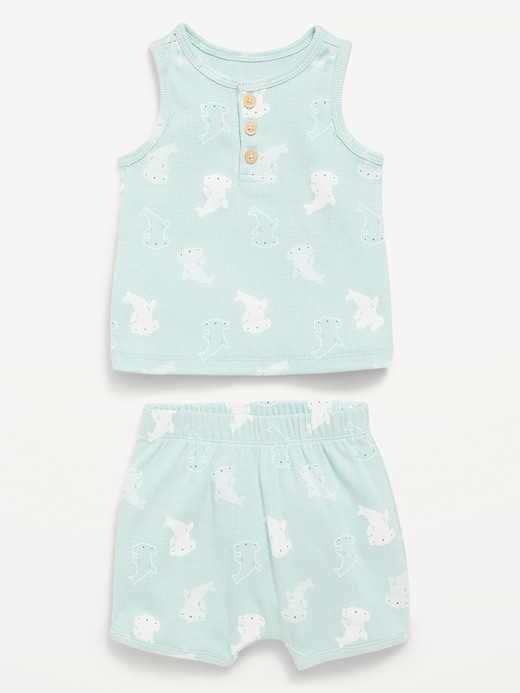 Old Navy Henley Tank Top and Shorts Set for Baby — photo 5
