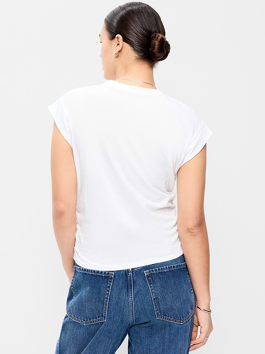 Old Navy Cap-Sleeve Cinch-Waist Top — photo 7
