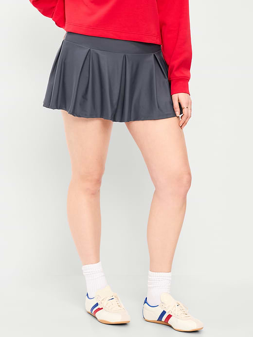 Old Navy Extra High-Waisted Drop-Waist PowerSoft Skort — photo 5