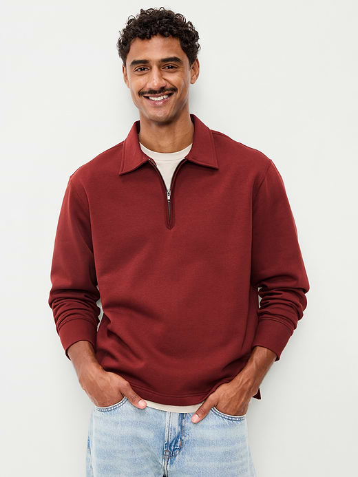 Old Navy Collared Fleece Quarter-Zip Pullover — photo 1