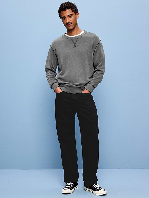 Old Navy Structured Loose Non-Stretch Jeans — photo 1