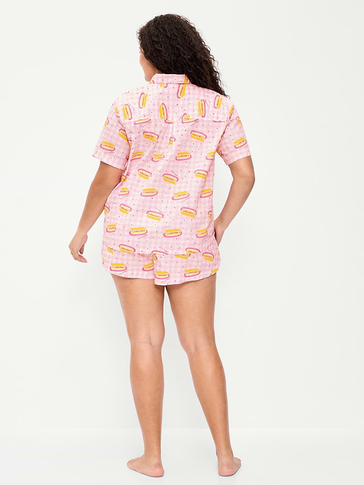 Old Navy Poplin Pajama Short Set — photo 8