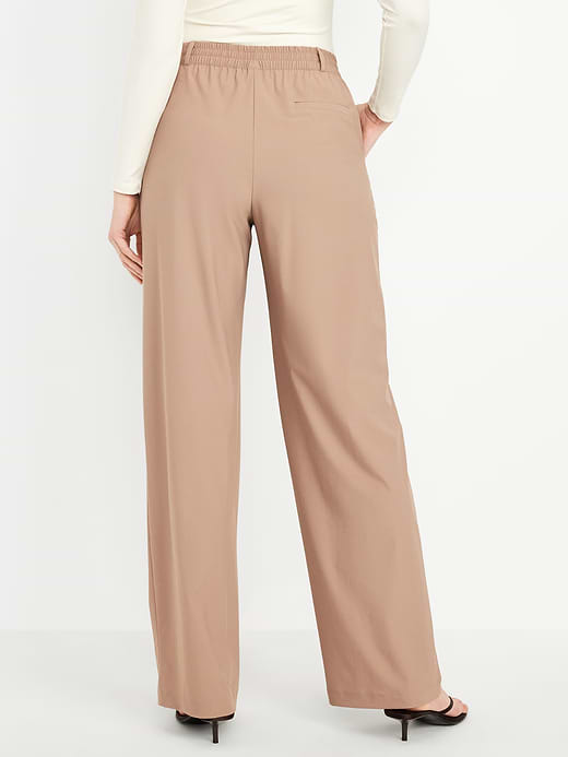 Old Navy High-Waisted SleekTech Trouser Pants — photo 3