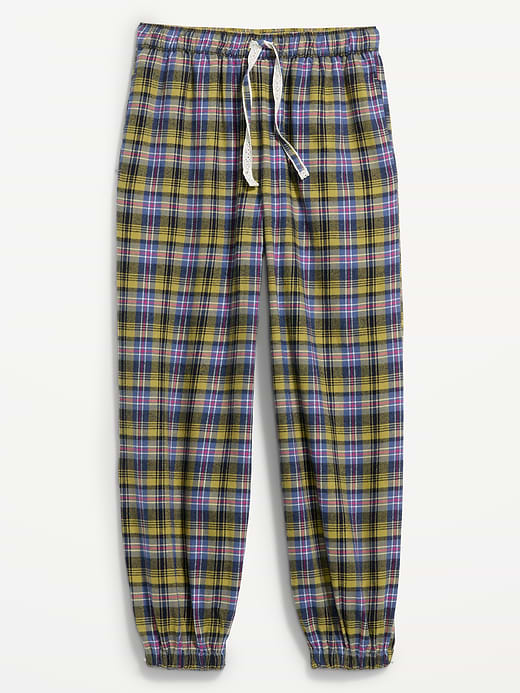 Old Navy Cinched Flannel Balloon Pants — photo 5
