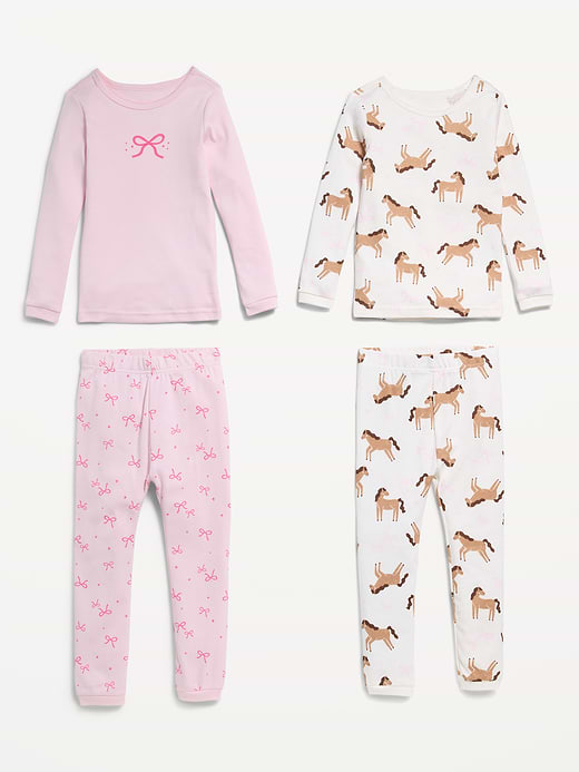 Old Navy Printed Snug-Fit Pajama 4-Piece for Toddler & Baby — photo 3