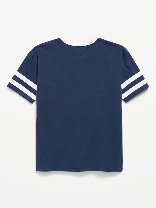 Old Navy Oversized Short-Sleeve Graphic Tunic T-Shirt for Girls — photo 3