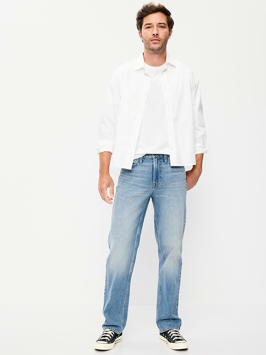 Old Navy Structured Loose Non-Stretch Jeans — photo 1