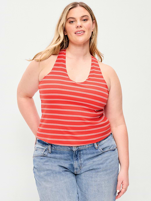 Old Navy Ribbed Loop-Back Halter Top — photo 10