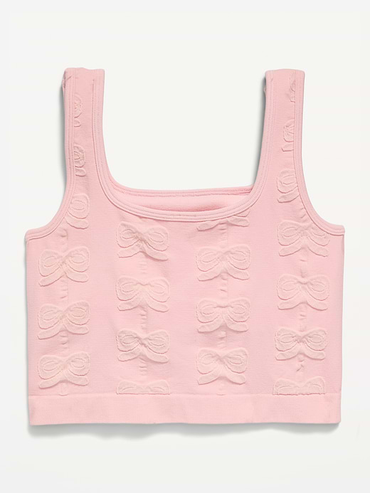 Old Navy Seamless Longline Bow Bra for Girls — photo 5