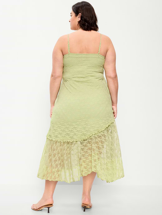Old Navy Fit & Flare Lace Midi Dress — photo 10