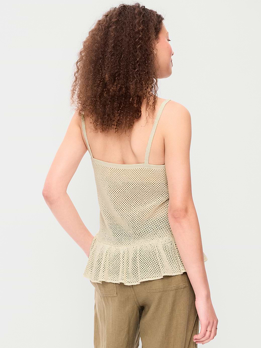 Old Navy Metallic Peplum Tank Top — photo 3