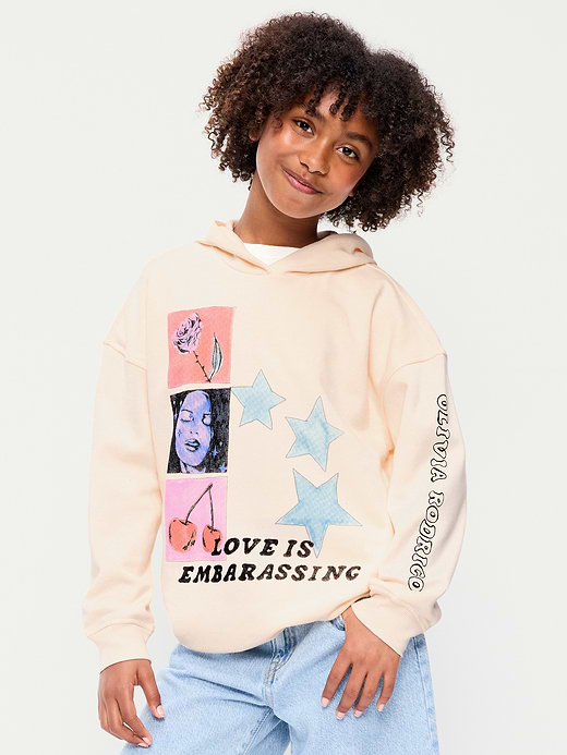Old Navy Olivia Rodrigo™ Oversized Graphic Tunic Hoodie for Girls — photo 1