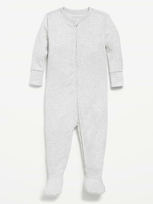 Old Navy Snug-Fit 2-Way-Zip Sleep & Play Footed One-Piece for Baby — photo 1