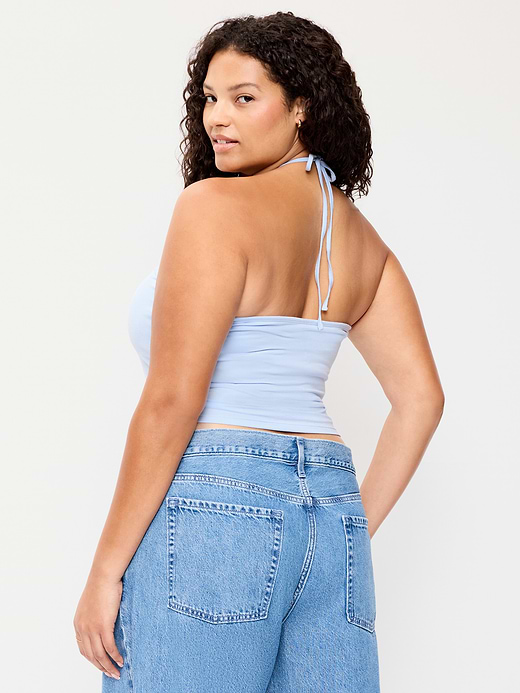 Old Navy Tie-Neck Rosette Tube Top — photo 10