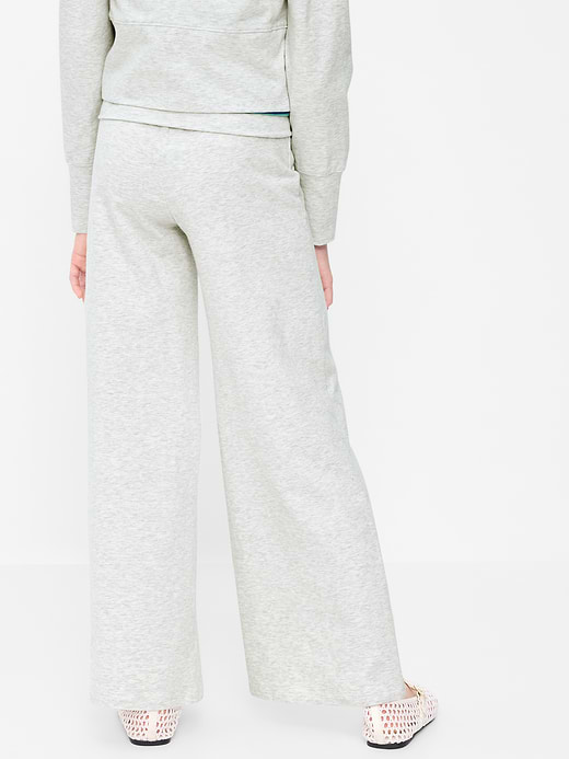 Old Navy Foldover Jersey Knit Wide-Leg Pants for Girls — photo 3