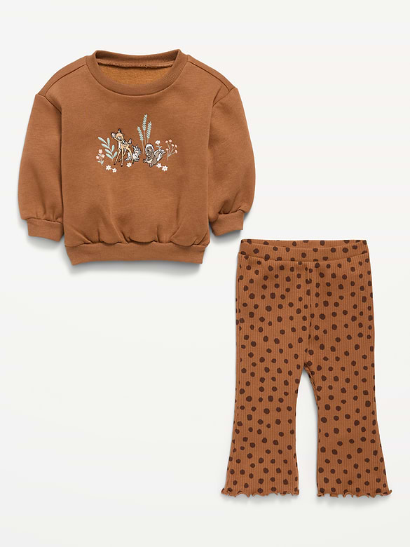 Old Navy Disney© Bambi Graphic Sweatshirt and Legging Set for Baby — photo 4