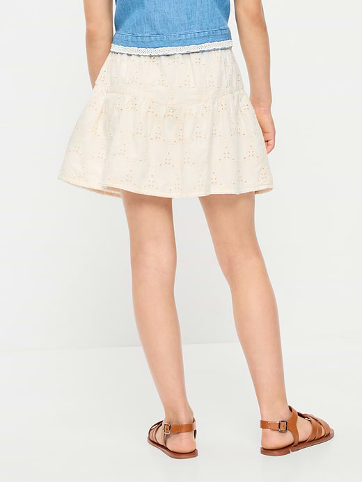 Old Navy Textured Eyelet Buttoned Skirt for Girls — photo 3