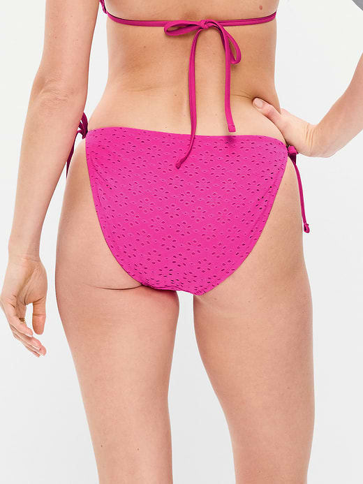 Old Navy Eyelet String Bikini Swim Bottoms — photo 3