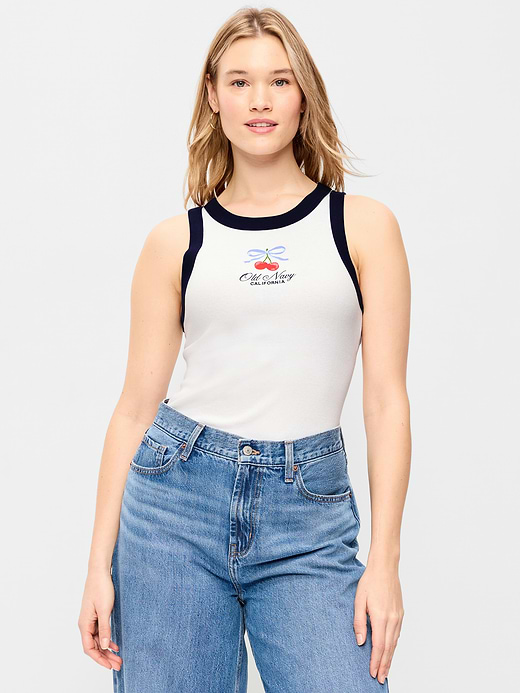 Old Navy Crop Ribbed Tank Top — photo 7