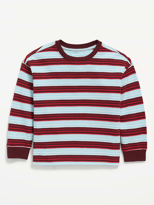 Old Navy Oversized Long-Sleeve Striped T-Shirt for Toddler Boys — photo 1