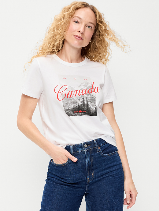 Old Navy Canada Logo Graphic T-Shirt — photo 1