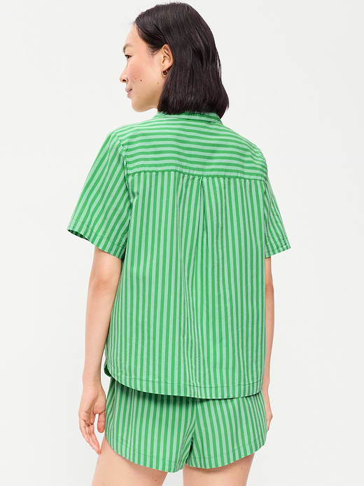 Old Navy Poplin Pajama Short Set — photo 3