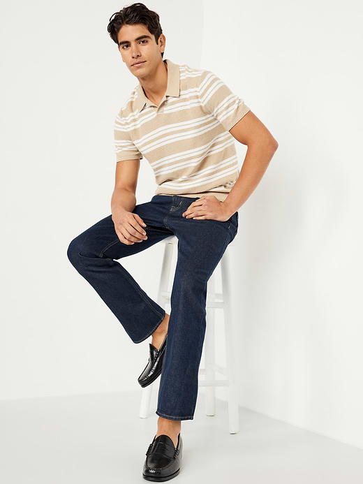 Old Navy Structured Straight Non-Stretch Jeans — photo 4