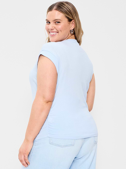 Old Navy Cap-Sleeve Cinch-Waist Top — photo 9