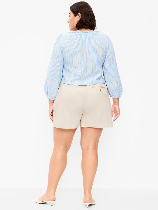 Old Navy High-Waisted OGC Chino Shorts -- 4-inch inseam — photo 8