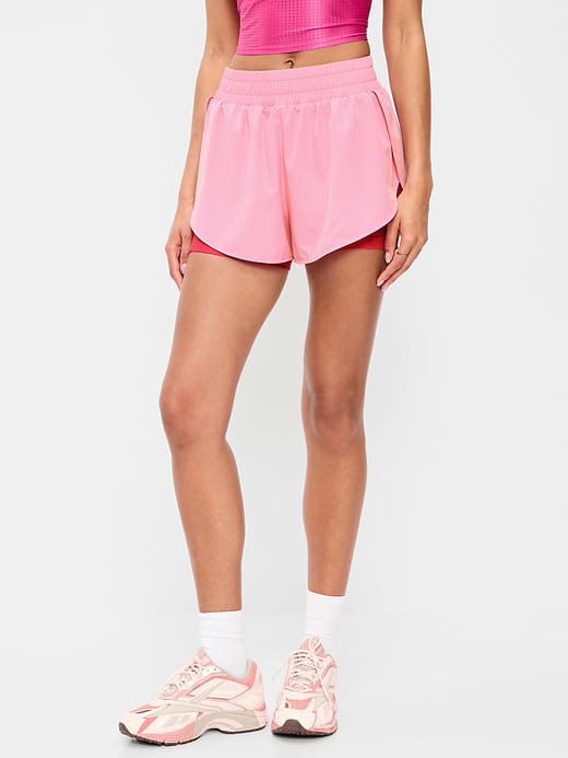 Old Navy High-Waisted StretchTech 2-In-1 Run Shorts — photo 1