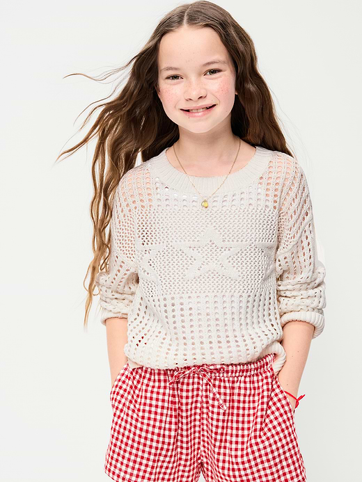 Old Navy Long-Sleeve Pullover Sweater for Girls — photo 1
