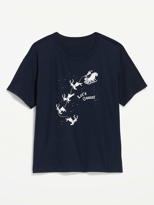 Old Navy Short-Sleeve Graphic Pajama T-Shirt — photo 3