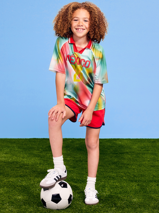 Old Navy FIFA World Cup 26™ Argentina Lifestyle Collared Jersey T-Shirt for Kids — photo 1
