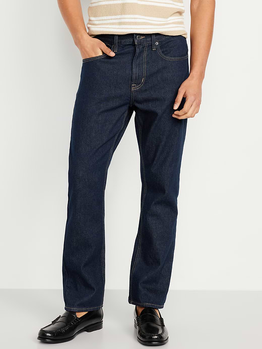 Old Navy Structured Straight Non-Stretch Jeans — photo 1
