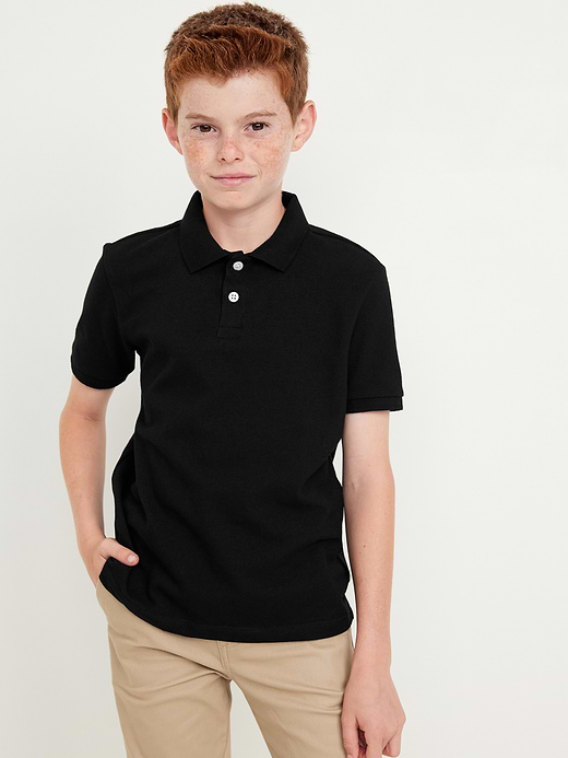 Old Navy School Uniform Pique Polo Shirt for Boys — photo 1