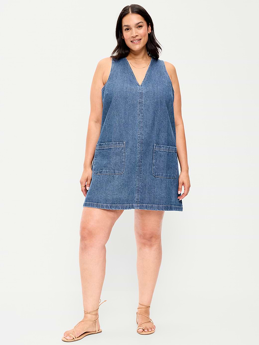 Old Navy Sleeveless Pinafore Mini Dress — photo 9