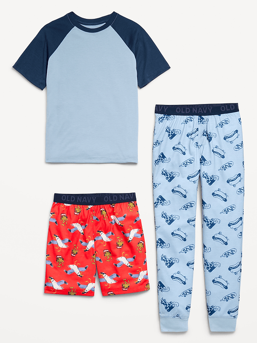 Old Navy 3-Piece Jersey-Knit Pajama Set for Boys — photo 4