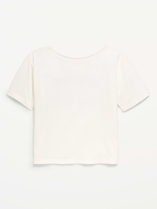 Old Navy Off-Shoulder Graphic T-Shirt for Girls — photo 4