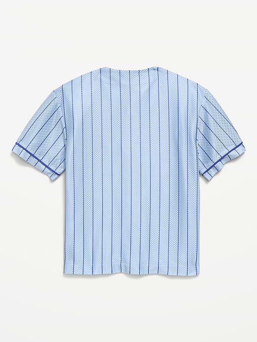 Old Navy Oversized Mesh Baseball Shirt for Boys — photo 3