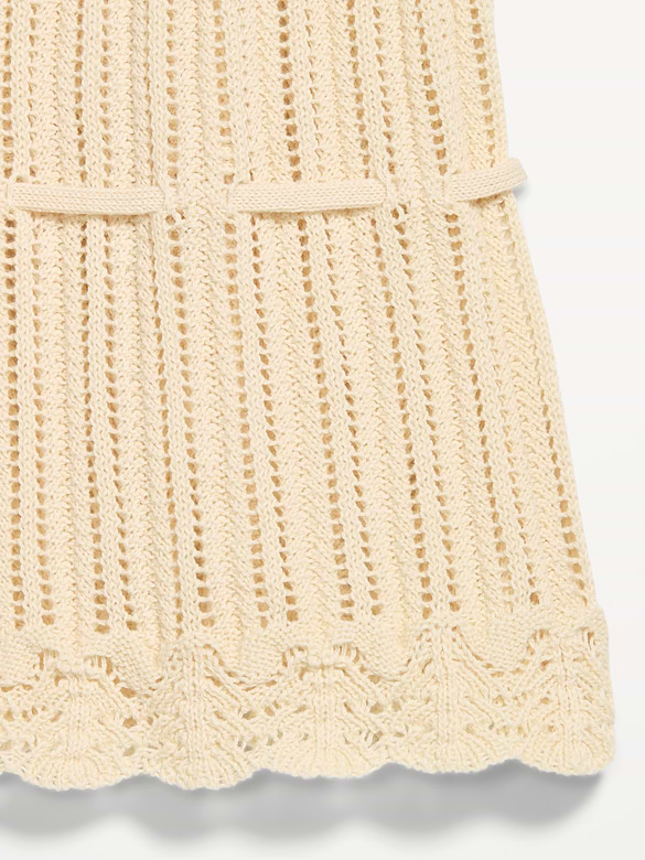 Old Navy Seaside Cotton Pointelle Peplum Tank Top — photo 7