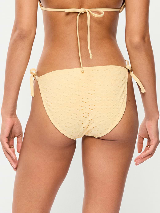 Old Navy Eyelet String Bikini Swim Bottoms — photo 3