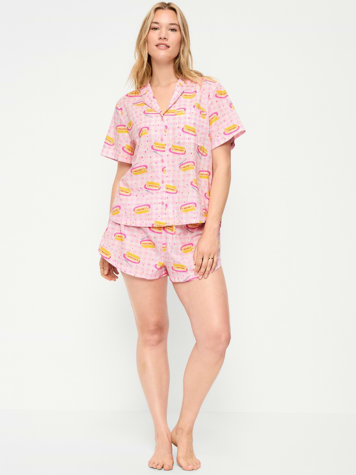 Old Navy Poplin Pajama Short Set — photo 5