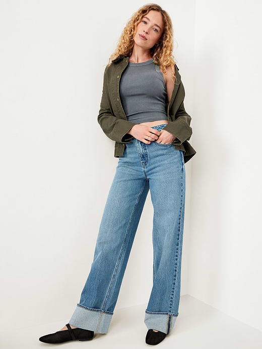 Old Navy Crop Ribbed Tank Top — photo 4