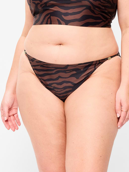 Old Navy Beaded Mid-Rise Bikini Swim Bottoms — photo 7