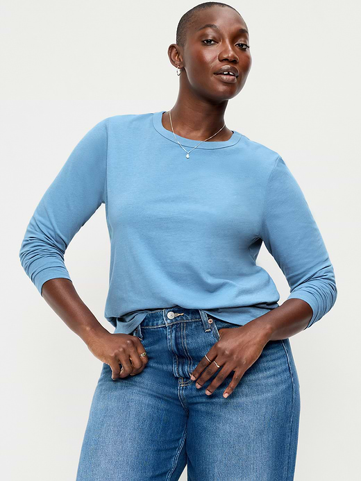 Old Navy EveryWear Long-Sleeve T-Shirt — photo 6