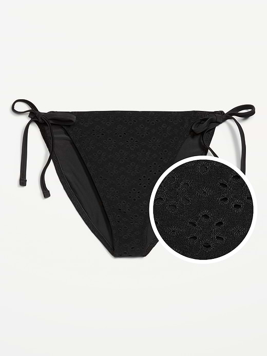 Old Navy Eyelet String Bikini Swim Bottoms — photo 5