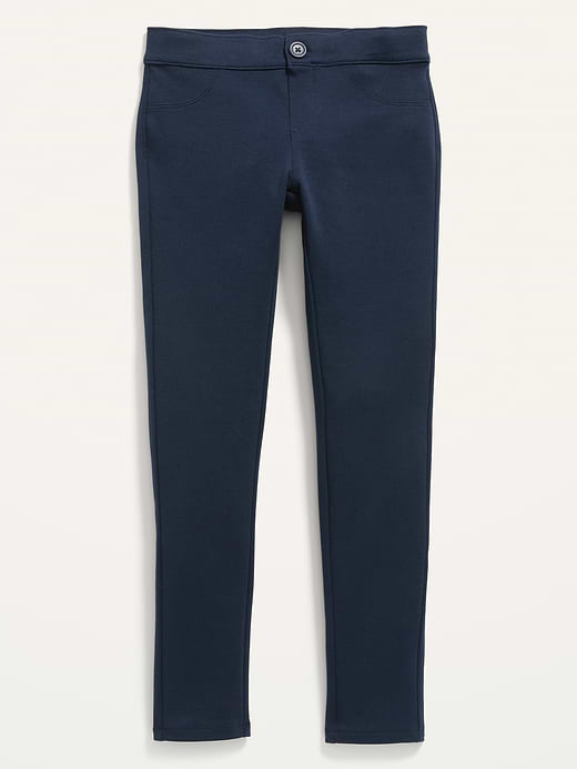 Old Navy School Uniform Ponte-Knit Jeggings for Girls — photo 5