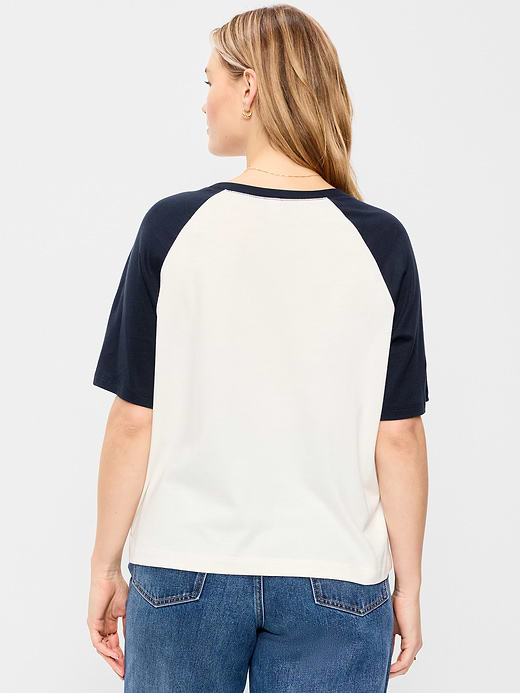 Old Navy Vintage Crew-Neck Raglan T-Shirt — photo 7