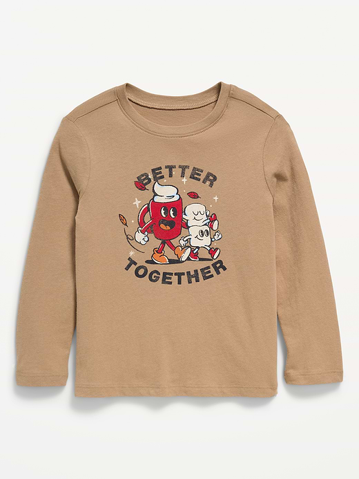Old Navy Long-Sleeve Graphic T-Shirt for Toddler Boys — photo 1