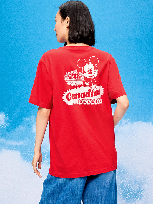 Old Navy Old Navy x Disney Mickey Mouse Logo-Graphic T-Shirt for Adults — photo 3